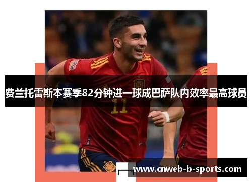 费兰托雷斯本赛季82分钟进一球成巴萨队内效率最高球员